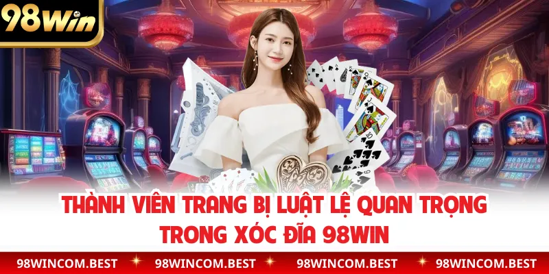 Thành viên trang bị luật lệ quan trọng trong xóc đĩa 98WIN